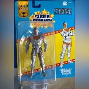 New McFarlane DC Super Powers CyBorg Gold Label